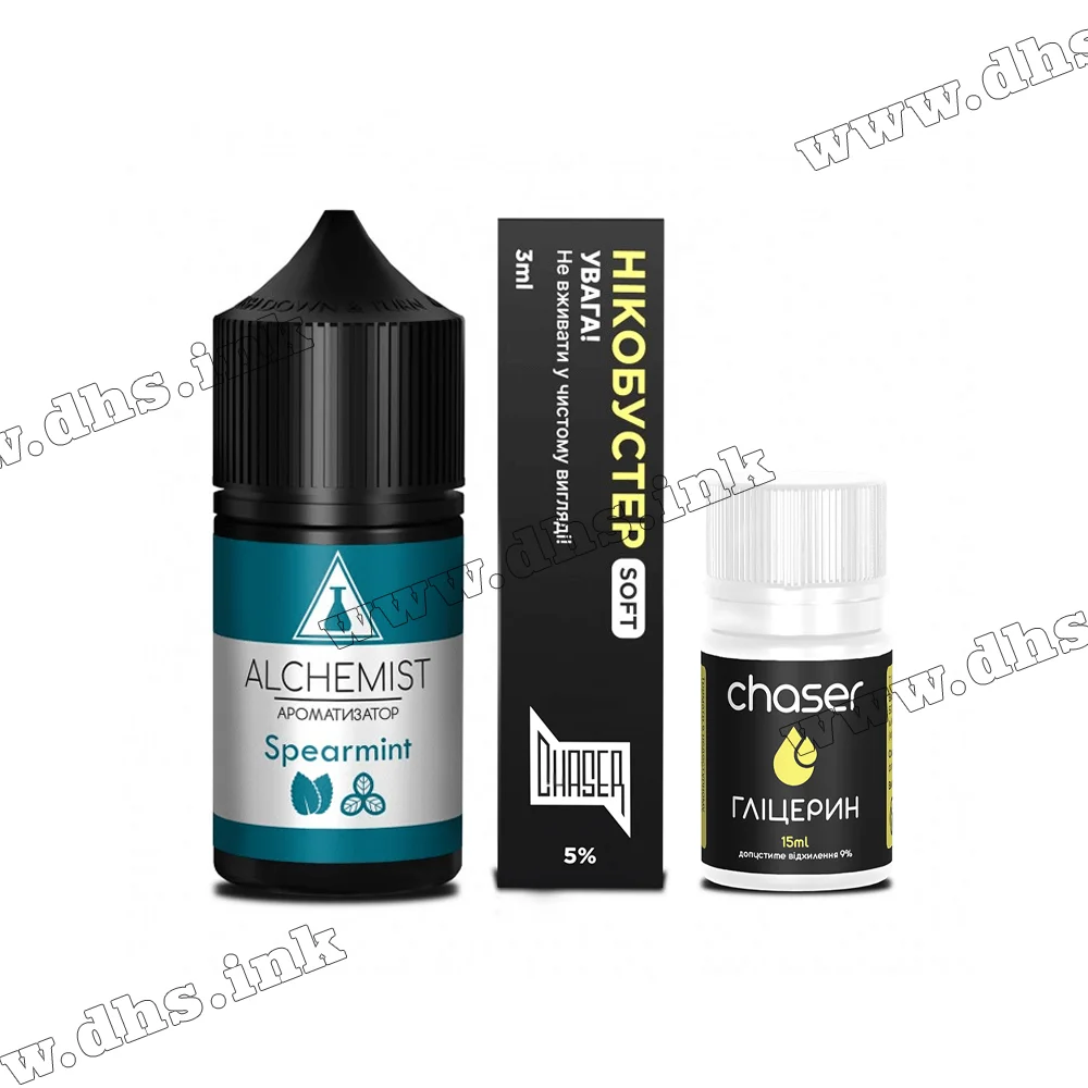 Набір для самозамісу Alchemist Salt 30 мл (50 мг) - Spearmint (Перечна М'ята)